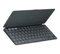 Logitech Keys-To-Go 2 for iPad - Tastatur - built-in cover - kabellos - Bluetooth LE - QWERTZ - Schweiz - Graphite (920-013008)