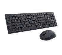 Dell Pro Compact Silent Keyboard and Mouse - KM555 - Tastatur-und-Maus-Set - kabellos - 2,4 GHz, Bluetooth 5,1 - QWERTZ - Deutsch - Schwarz - mit 3 years NBD Advance Exchange (KM555-BLK-GER)