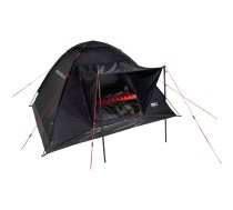 High Peak Beaver 3 Black, Red Pyramid tent 10320