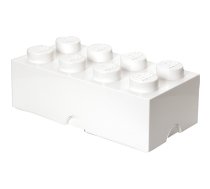 LEGO Storage Brick 8 weiß, Aufbewahrungsbox weiß