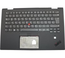 Lenovo Darfon - Ersatztastatur Notebook - mit Trackpoint, UltraNav - hinterleuchtet - QWERTZ - Deutsch - Schwarz - mit obere Abdeckung - für ThinkPad X1 Yoga (3rd Gen)