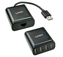 Lindy 60m 4 Port USB 2.0 Cat.6 Extender