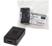 Logilink HDMI Adapter für 2 HDMI Anschlusskabel - Video- / Audio-Adapter - HDMI - HDMI, 19-polig (W) - HDMI, 19-polig (W) - (HDMI 1.3) (AH0006)