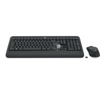 Logitech MK540 Advanced - Tastatur-und-Maus-Set - kabellos - 2.4 GHz - Slowenisch / Kroatisch - Dunkelgrau