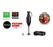 Stabmixer ESGE Zauberstab M 100 Design (schwarz/rot, 120 Watt, mit Wandhalterung)