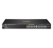 HPE - Aruba Serie - Switch - 2530-24G-PoE+ - managed - 24 x 10/100/1000 (PoE+) + 4 x Gigabit SFP - Desktop, an Rack montierbar, wandmontierbar - PoE+