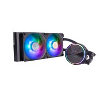 Cooler Master MasterLiquid PL240 FLUX - Prozessor-Flüssigkeitskühlsystem - Kühlergröße: 240 mm - (für: LGA1156, AM2, AM2+, AM3, LGA1155, AM3+, LGA2011, FM1, FM2, LGA1150, FM2+, LGA2011-3, LGA1151, AM4, LGA2066, TR4, LGA1200, LGA1700)