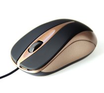 Optical mouse Plano black-gold