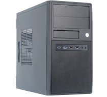 Chieftec CT-04B-350GPB - Tower - micro ATX 350 Watt - Schwarz - USB/Audio
