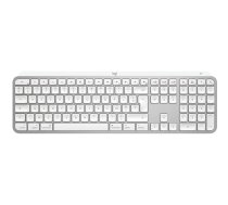 Logitech Master Series MX Keys S for Mac - Tastatur - full size - hinterleuchtet - kabellos - Bluetooth LE - AZERTY - Französisch - Pale Gray (920-011626)