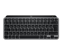 Logitech Master Series MX Keys Mini for Mac - Tastatur - compact - hinterleuchtet - kabellos - Bluetooth LE - AZERTY - Französisch - Space-grau (920-012646)