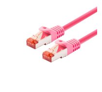 LOGON TCR66SS0025M Netzwerkkabel Magenta 0,25 m Cat6 S/FTP (S-STP) (TCR66SS0025M)