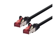 LOGON TCR66SS015BL Netzwerkkabel Schwarz 1,5 m Cat6 SF/UTP (S-FTP) (TCR66SS015BL)