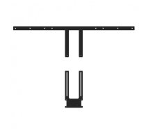 HAGOR Poly Display-Adapter - Befestigungskit (Montage-Adapter) für Videokonferenz-Kamera - Schwarz - Bildschirmgröße: 140-191 cm (55-75) - Montageschnittstelle: bis zu 800 mm - über Bildschirm, unter Bildschirm - für Poly Studio, Poly Studio X50