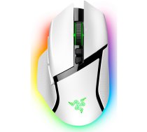 Razer Basilisk V3 pro - Maus - ergonomisch - Für Rechtshänder - optisch - 11 Tasten - kabellos, kabelgebunden - Bluetooth, 2.4 GHz - kabelloser Empfänger (USB) - weiß