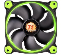Riing 14 LED Green 140x140x25, Gehäuselüfter schwarz/grün, 140 mm