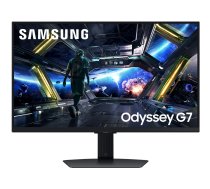 Samsung Odyssey G7 S27DG702EU - G70D Series - LED-Monitor - Smart - Gaming - 68.6 cm (27) - 3840 x 2160 4K UHD (2160p) @ 144 Hz - Fast IPS - 350 cd/m² - 1000:1 - DisplayHDR 400 - 1 ms - 2xHDMI, DisplayPort - Lautsprecher - Schwarz (LS27DG702EUXEN)