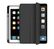 eSTUFF Pencil case - Bildschirmschutz für Tablet - Polyurethan-Kunstleder, Thermoplastisches Polyurethan (TPU) - Schwarz - 9.7 - für Apple 9.7 iPad (5. Generation, 6. Generation) (ES682085-BULK)