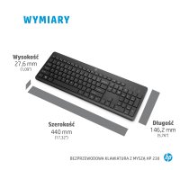 SET MOUSE+KEYBOARD HP 230 COMBO 18H24AA