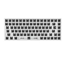 Sharkoon SKILLER SGK50 S3 Barebone Gaming Tastatur - komplett personalisierbare Gaming Tastatur im 75% Layout, Hot-Swap, RGB-Beleuchtung, QWERTZ-Layou