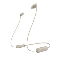 Sony Headphones WI-C100 WIC100 in-Ear inEar Bluetooth beige (WIC100C CE7) SONYCE7) SONY CE7)