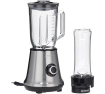 SEVERIN SM 3737 - Standmixer - 1 Liter - 500 W - Edelstahl gebürstet/schwarz