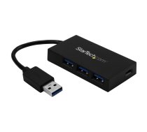 StarTech.com 4-Port USB 3.0 Hub - USB-A to 3x USB-A and 1x USB C - USB Hub - Hub - 4 x SuperSpeed USB 3.0 - Desktop