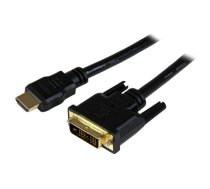 StarTech.com HDMI-auf-DVI-D-Kabel - Stecker/Stecker - Videokabel - HDMI / DVI - 28 AWG - HDMI, 19-polig (M) - DVI-D (M) - 1,5m - abgeschirmt - Schwarz (HDDVIMM150CM)