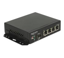 DeLock - Switch - 4 x 10/100/1000 + 1 x SFP - Desktop (87704)