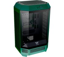 The Tower 300 , Tower-Gehäuse dunkelgrün, Tempered Glass