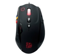 Tt eSPORTS VOLOS GAMING MOUSE 8200DPI Die VOLOS besitzt einen Avago Laser mit einer Abtastrate von bis zu 8200 DPI, Omron Mikroschalter mit einer Lebenserwartung bis zu 5 Millionen Klicks und 14 Tasten, die mit Makros belegt werden können./ (MO-VLS-WDLOBK-01)