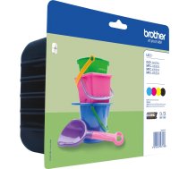 Brother LC221 Value Pack - 4er-Pack - Schwarz, Gelb, Cyan, Magenta - Original - Tintenpatrone - für DCP J562DW, MFC J480DW, J680DW (LC221VALBPDR)