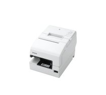 Epson TM H6000V-213P1 - Belegdrucker - Thermozeile/Punktmatrix - 230 x 297 mm, Rolle (7,95 cm) - 180 x 180 dpi - 9 Pin - bis zu 350 mm/Sek. - USB, LAN, seriell, NFC, USB 2.0-Host - Cutter - weiß (C31CG62213P1)