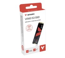 Verbatim Vi560 S3 - SSD - 256GB - intern - M.2 2280 - SATA 6Gb/s (49362)