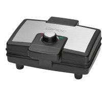 Clatronic WA 3606 waffle iron 2 waffle(s) Black,Stainless steel 800 W