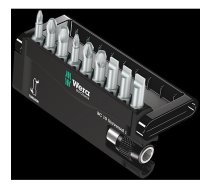 Wera Bit-Set 10teilig 8100-9/TZ Schlitz, Kreuzschlitz Phillips, Kreuzschlitz Pozidriv Torsionszone (05056161001)
