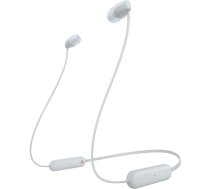 Sony WI-C100 - Ohrhörer mit Mikrofon - im Ohr - Nackenbügel - Bluetooth - kabellos - weiß