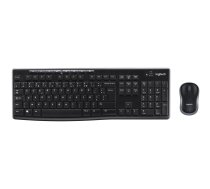 Logitech Wireless Combo MK270 - Tastatur-und-Maus-Set - kabellos - 2.4 GHz - Belgien