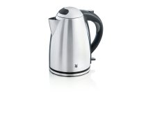 WMF Stelio 0413020012 electric kettle 1.7 L 2400 W Black, Stainless steel