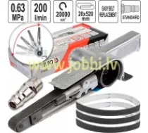 YATO YT-09742 pneimātiskā lentas slīpmašīna + ACC