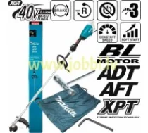 Makita UR017GZ trimmeris ar plastikāta asmeņiem