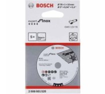 Bosch Expert for Inox 76x10mm griezējripa metālam (5gb) GWS 12V-76