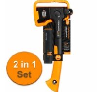 Fiskars 1075432 komplekts (cirvis X14 XS + asināmais)