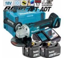 Makita DGA506RTJ (2x5,0Ah) leņķa slīpmašīna