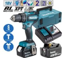 Makita DHP485RTJ (2x5,0Ah) triecienurbjmašīna / skrūvgriezis