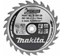 Makita B-09139 disks kokam 136x10mm 24z