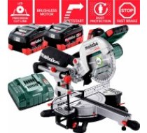 Metabo KGS 18 LTX BL 216 (2x8,0Ah) slīdrāmja leņķzāģis 614216810