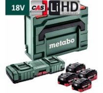 Metabo 18V (4x10,0Ah) + ASC 145 DUO + METABOX komplekts 685143000