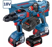 Bosch GDX 180-LI + GSR 18V-50 (3x5,0Ah) komplekts 06019G5227