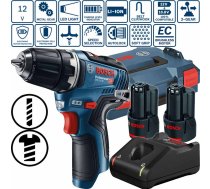 Bosch GSR 12V-35 (2x3,0Ah) L-Boxx urbjmašīna / skrūvgriezis 06019H8002